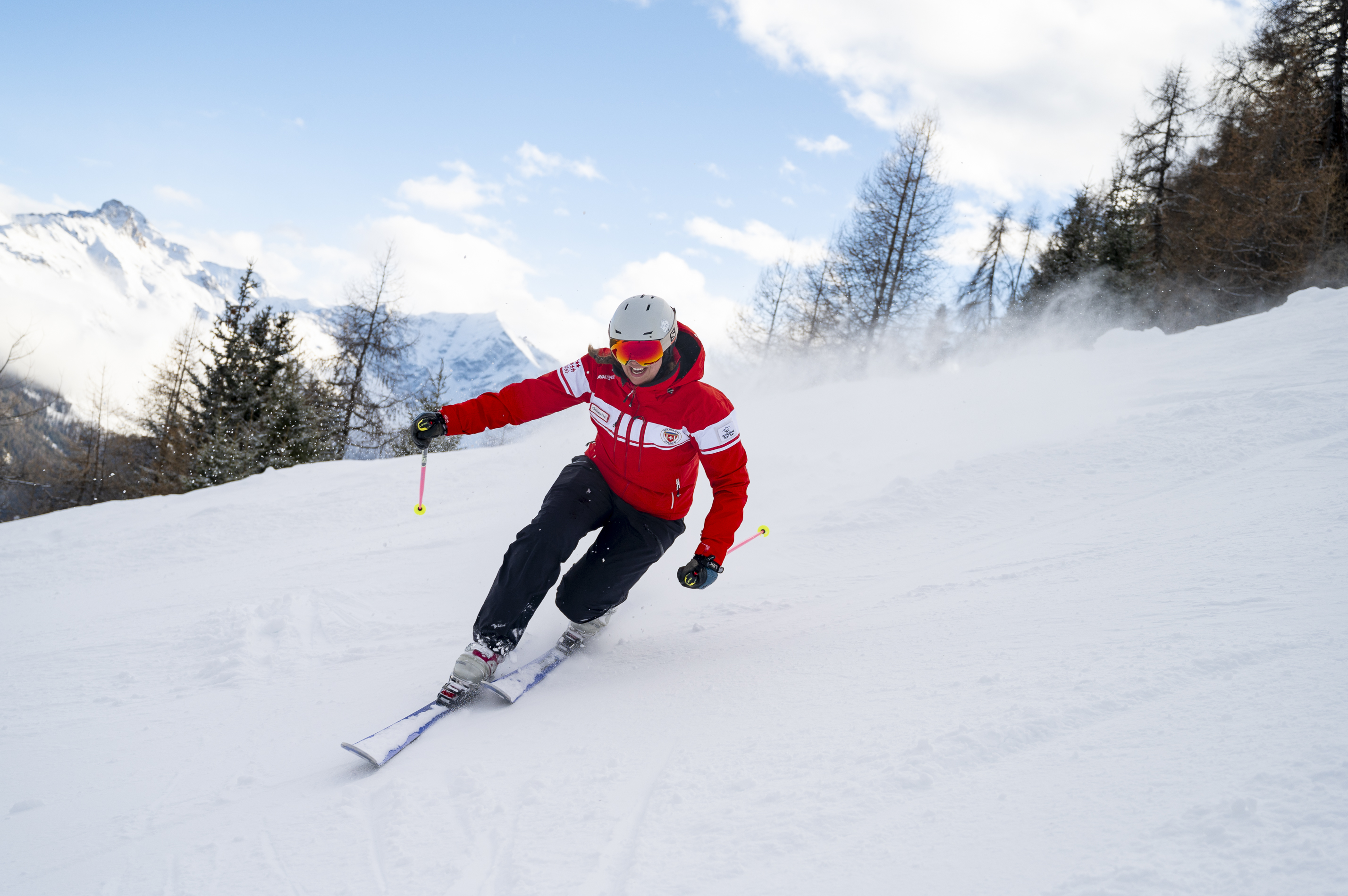 Cours de télémark également disponible à l'Ecole Suisse de Ski de Veysonnaz