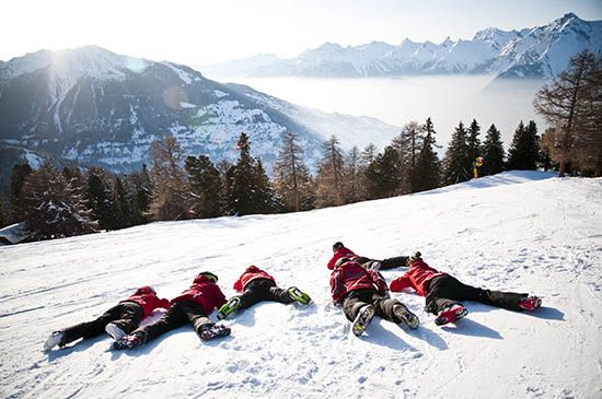 Cours de ski et snowboard avec les professeurs de l'Ecole Suisse de Ski Veysonnaz