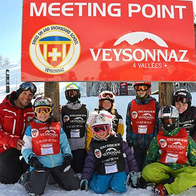 Cours de ski et snowboard avec les professeurs de l'Ecole Suisse de Ski Veysonnaz