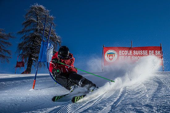 Cours de ski et snowboard avec les professeurs de l'Ecole Suisse de Ski Veysonnaz